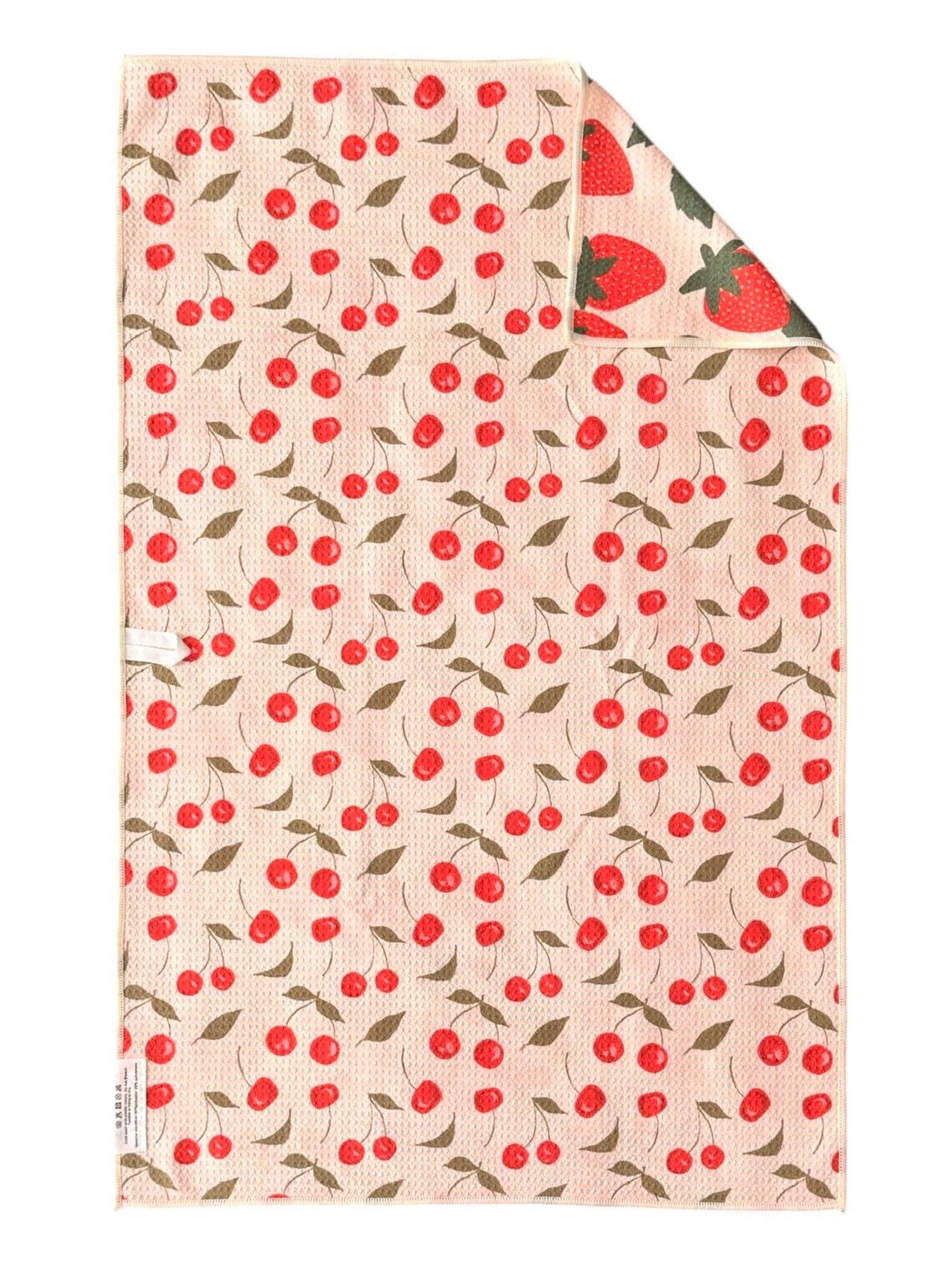Berries & Cherries Hand Towel - Image 3