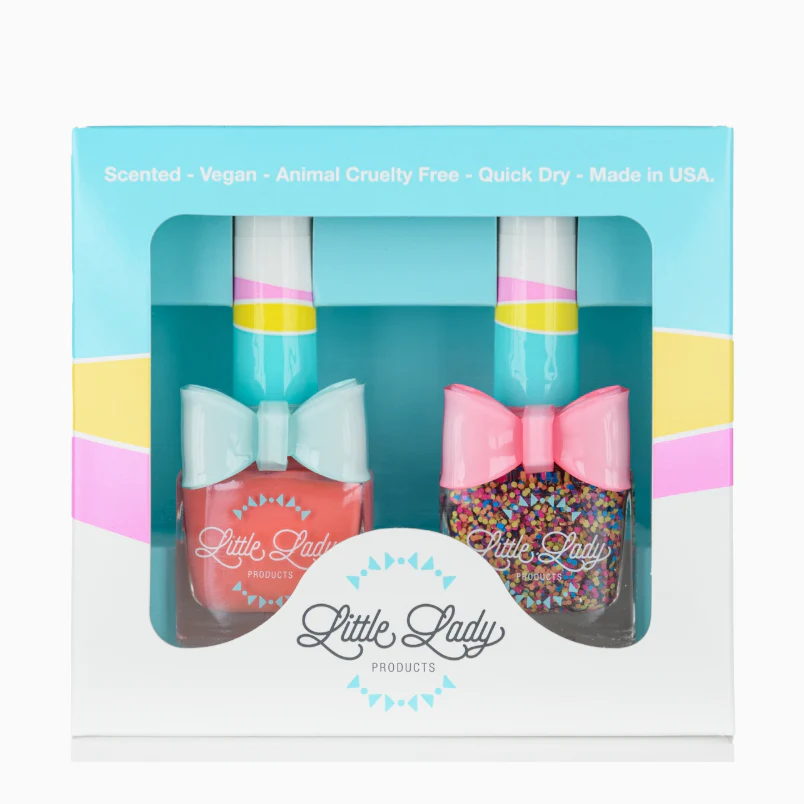 Duo: Peachy Rainbow