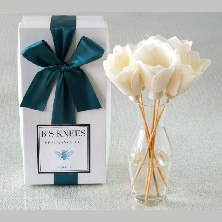 Flower Reed Diffuser- Peacock