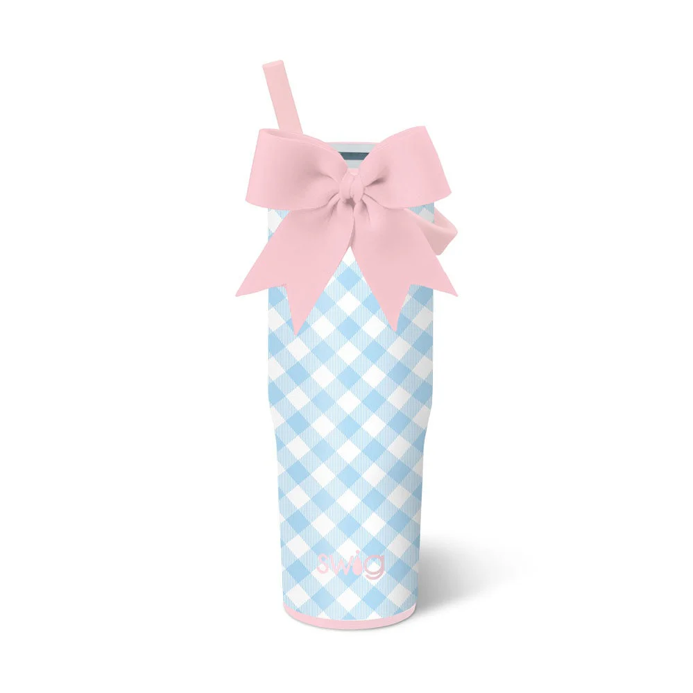 Gingham Leakproof To-Go Tumbler 30oz
