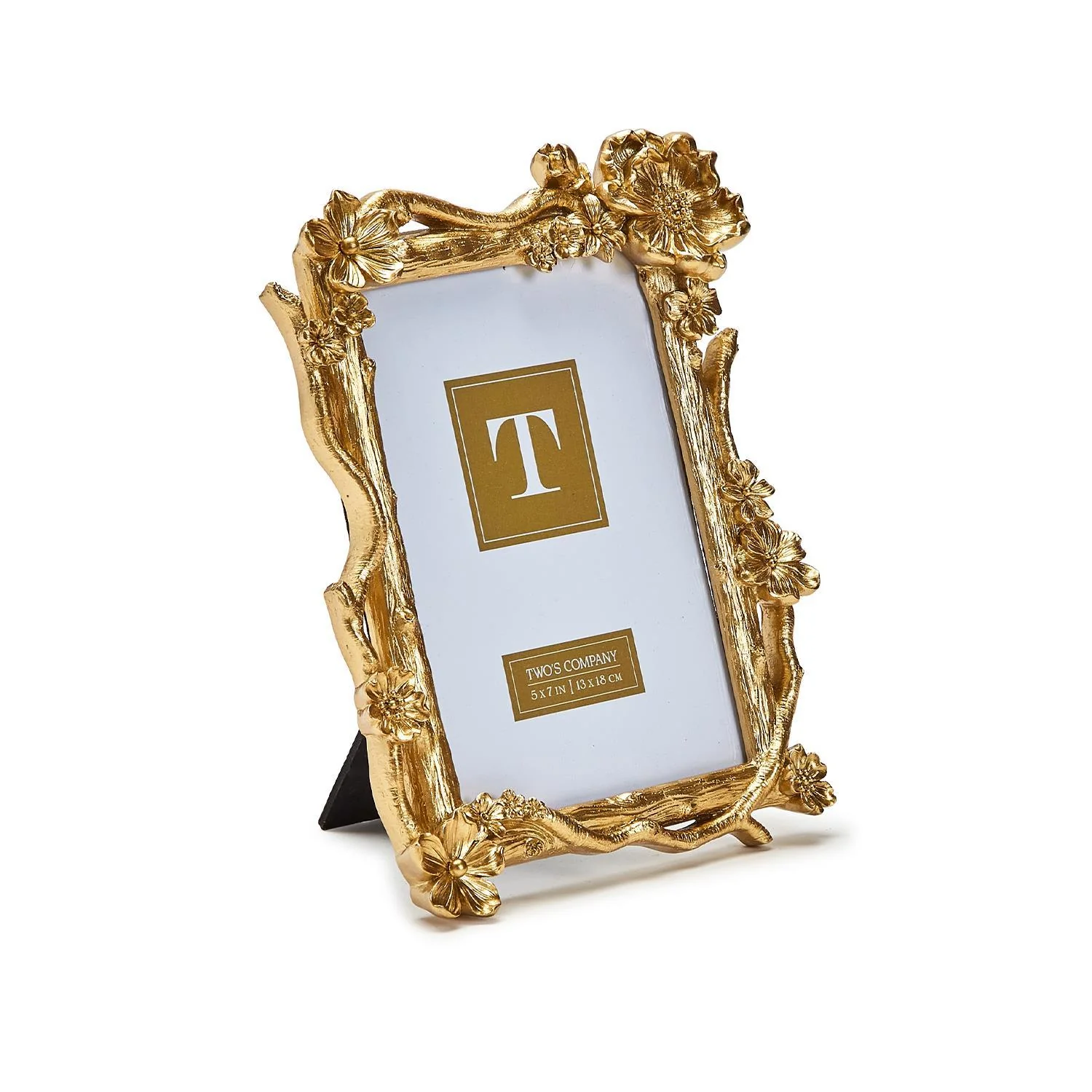 Gold Floral Photo Frame - 5x7 - Image 2
