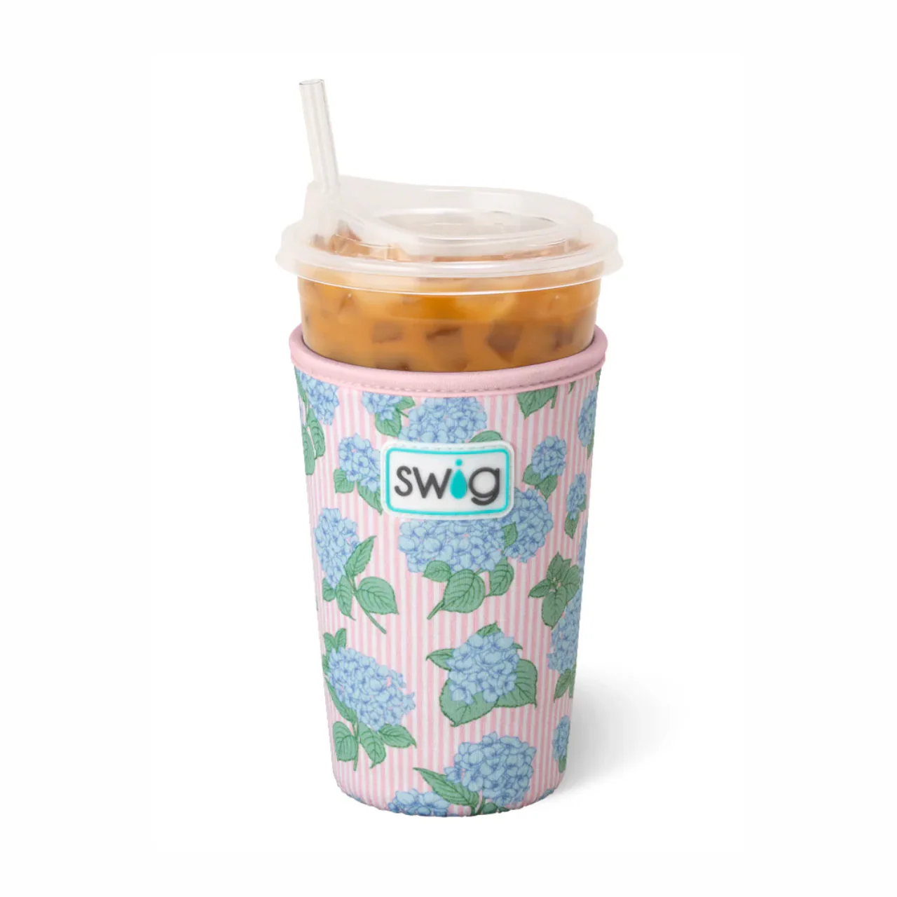 Hydrangeas Iced Cup Coolie (Medium)