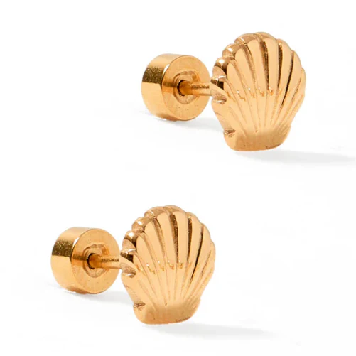 Screwback Stud - Marina Shell